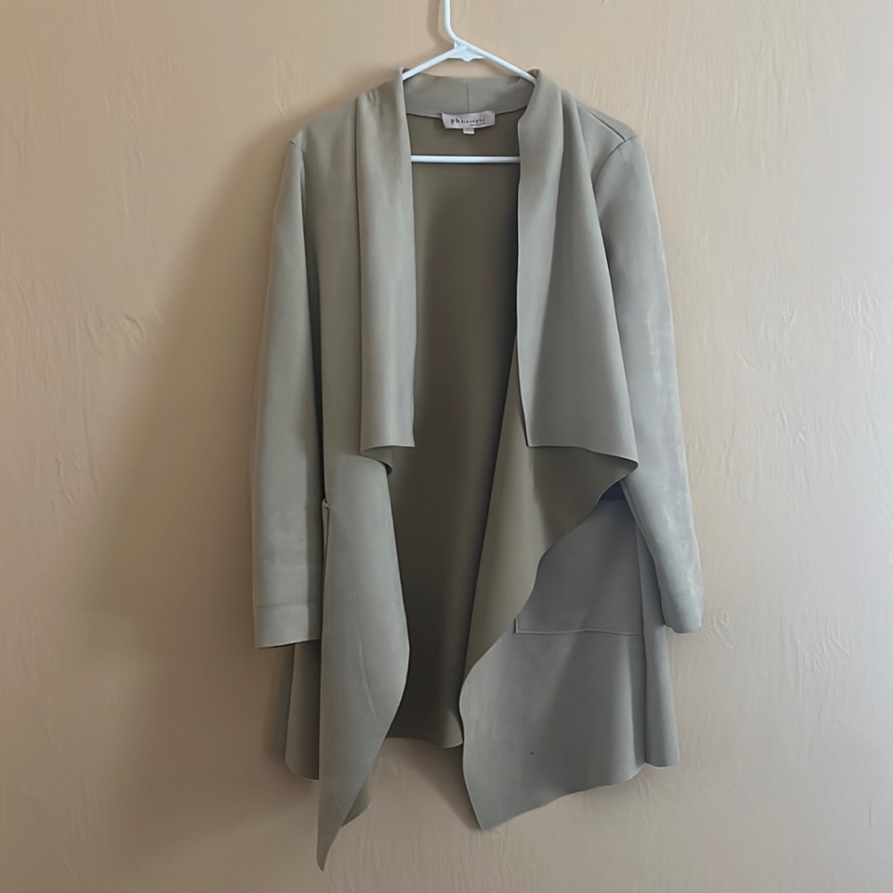 Philosophy faux leather jacket